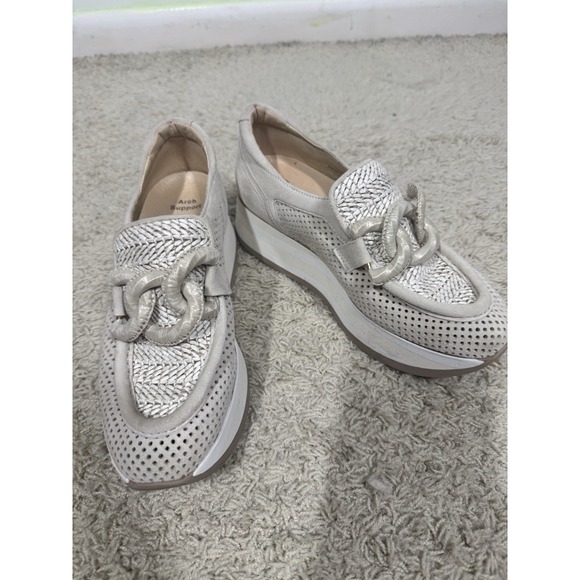 Softwaves Cintia Rafia Coco Wedge Slip On Platform Sneaker Womens EU 36.5 US 6.5 - Picture 4 of 13